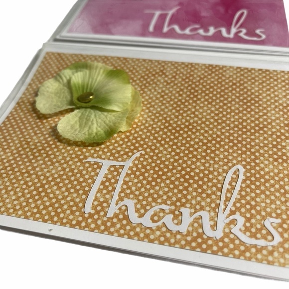 Hibiscus Flower Thank You Card Bundle Set of 6 - Picture 3 of 11